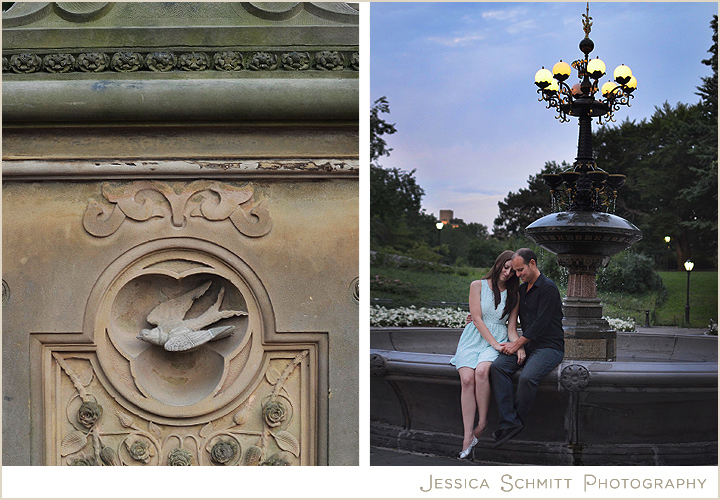 Fountain Central Park Wedding Photography