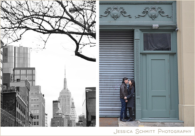 NYC wedding engagement photography, empire state building