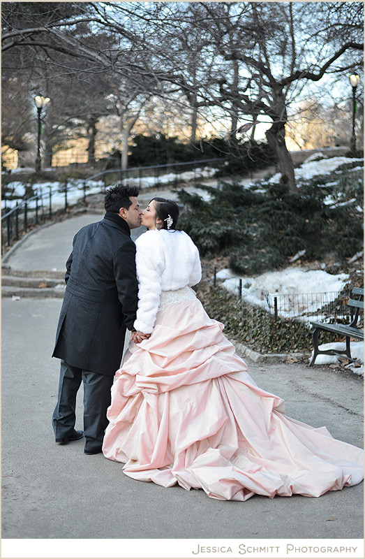 Winter Elopement in Central Park NYC