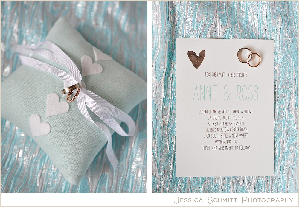 Pretty blue and silver wedding colors