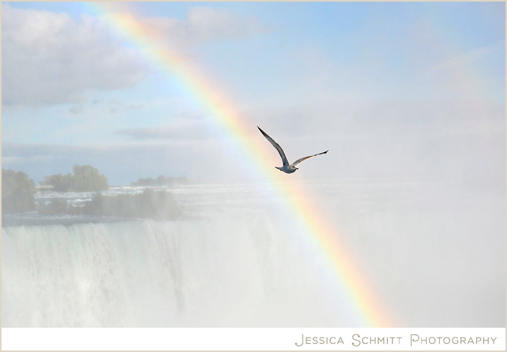 Niagara Fall waterfall rainbow