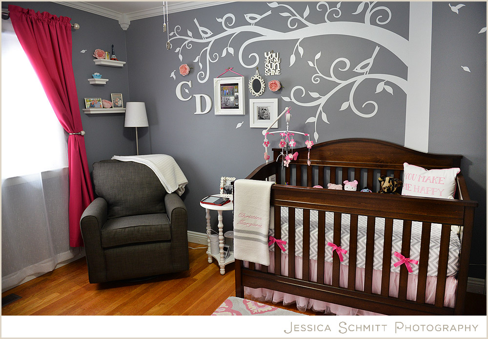 baby girl nursery pink interior design