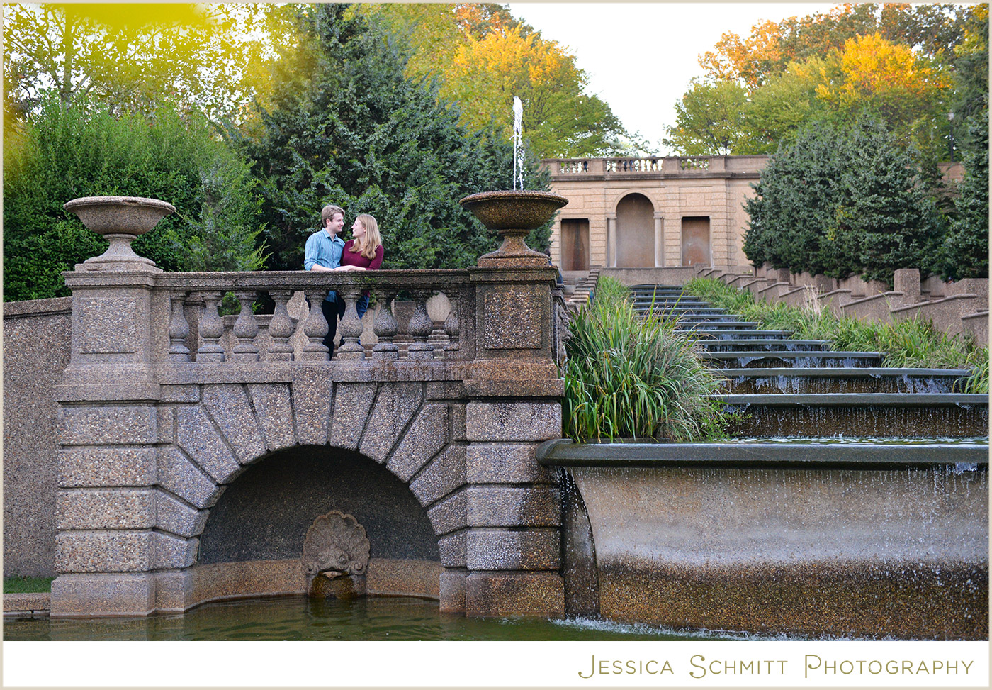 Meridian hill engagement photography