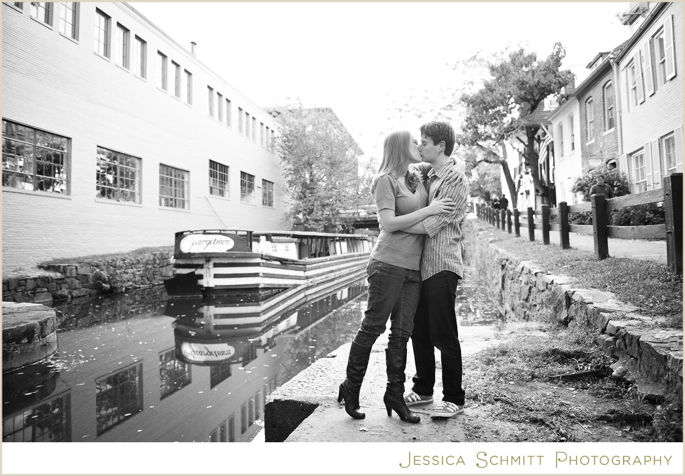 Georgetown engagement photography canal