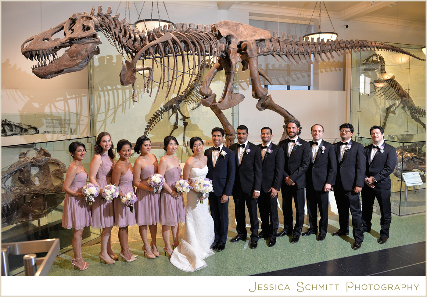 Natural History Museum dinosaur wedding nyc