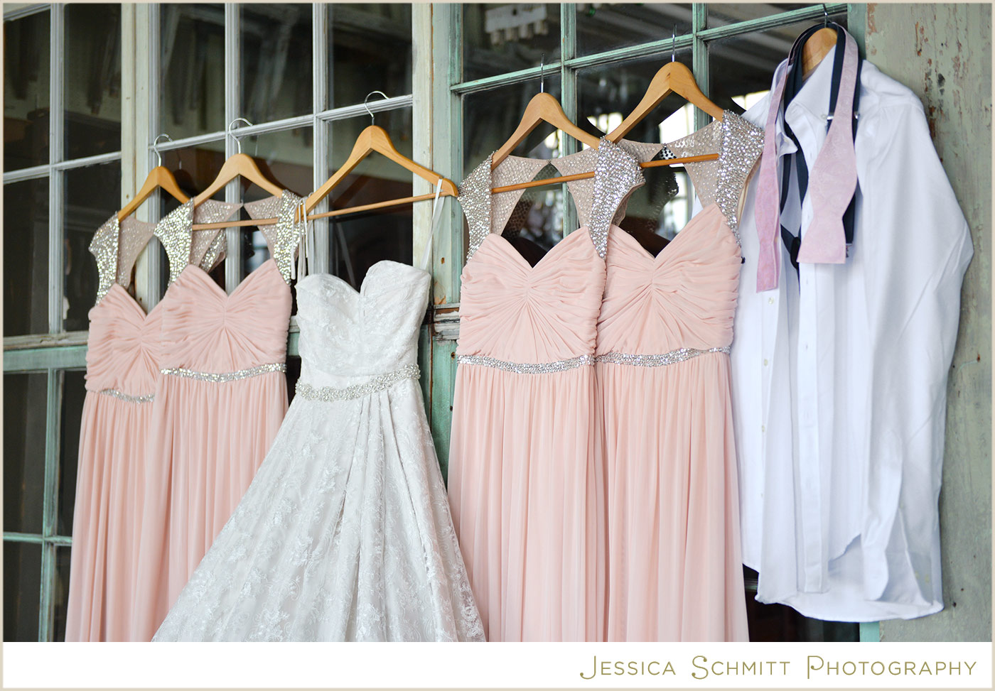 unique pink bridesmaid dresses
