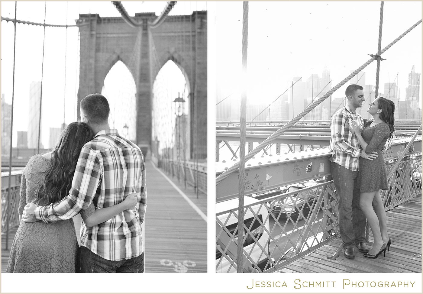 brooklyn bridge nyc engagement photography