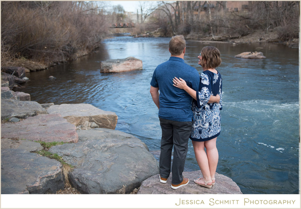 Golden, Colorado, engagement photography, clear creek