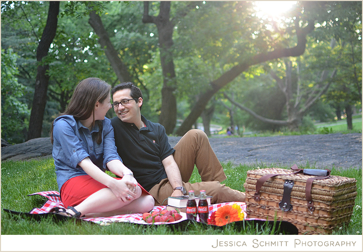 Engagement Photography Picnic Central Park