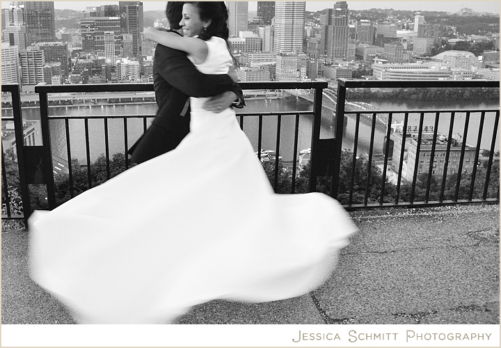 Blur spin wedding photography