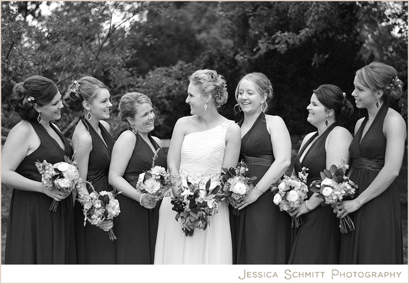 Bridesmaid photojournalism wedding