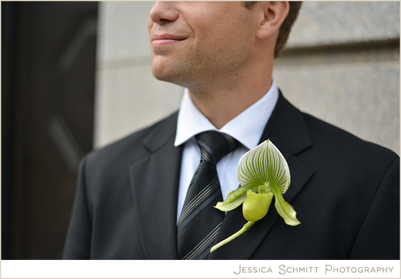 Orchid boutonniere Karma Florist NYC