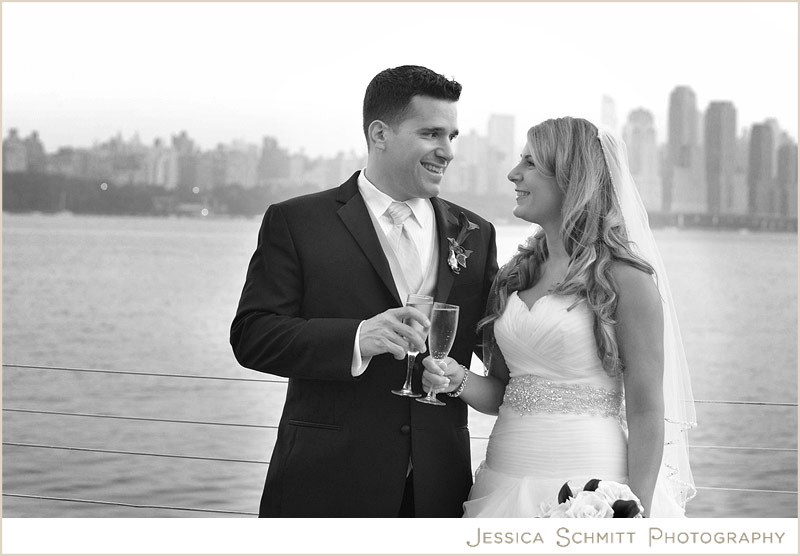 NYC skyline view wedding photography
