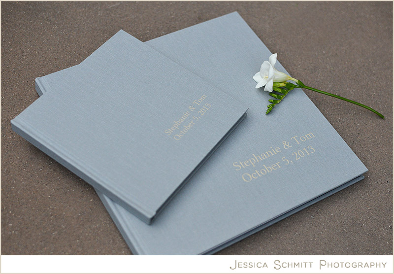 kiss linen album with engraving