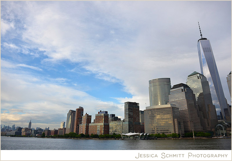 view from hornblower yacht nyc wedding