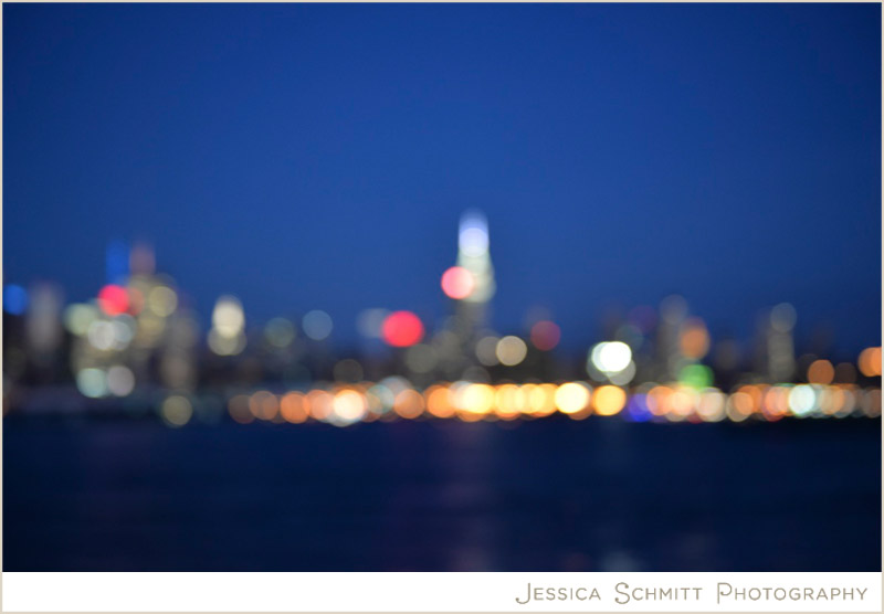 nyc skyline view lights