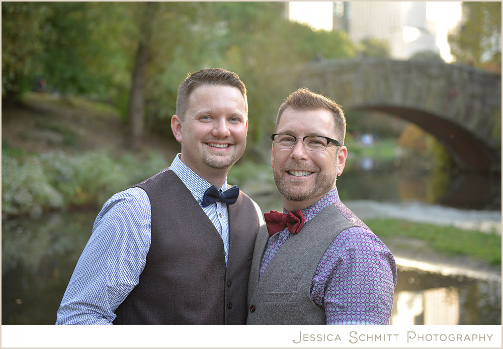 Central Park gay wedding photography NYC