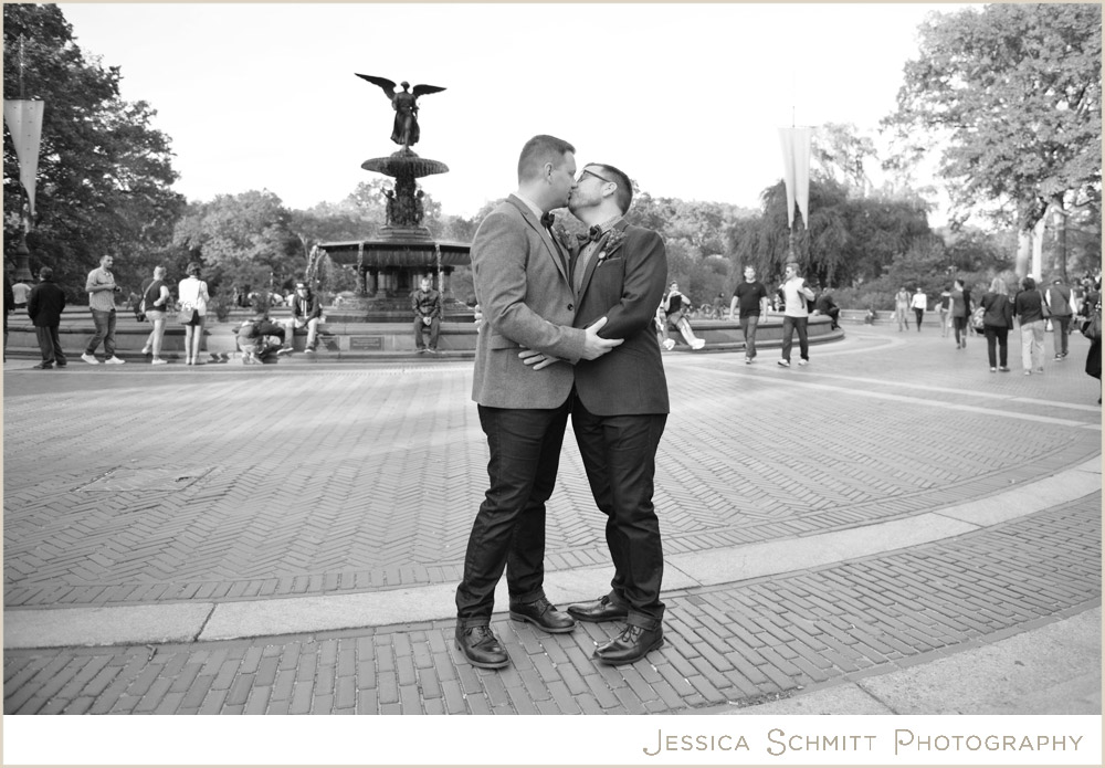 central park gay wedding photography