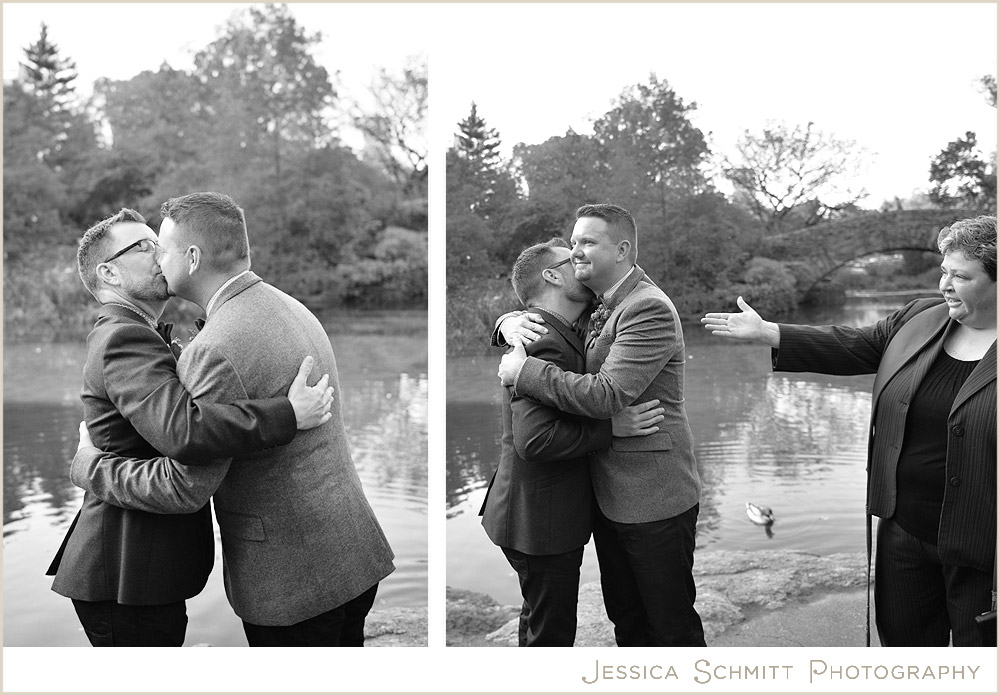 Gay wedding photography Central Park NYC