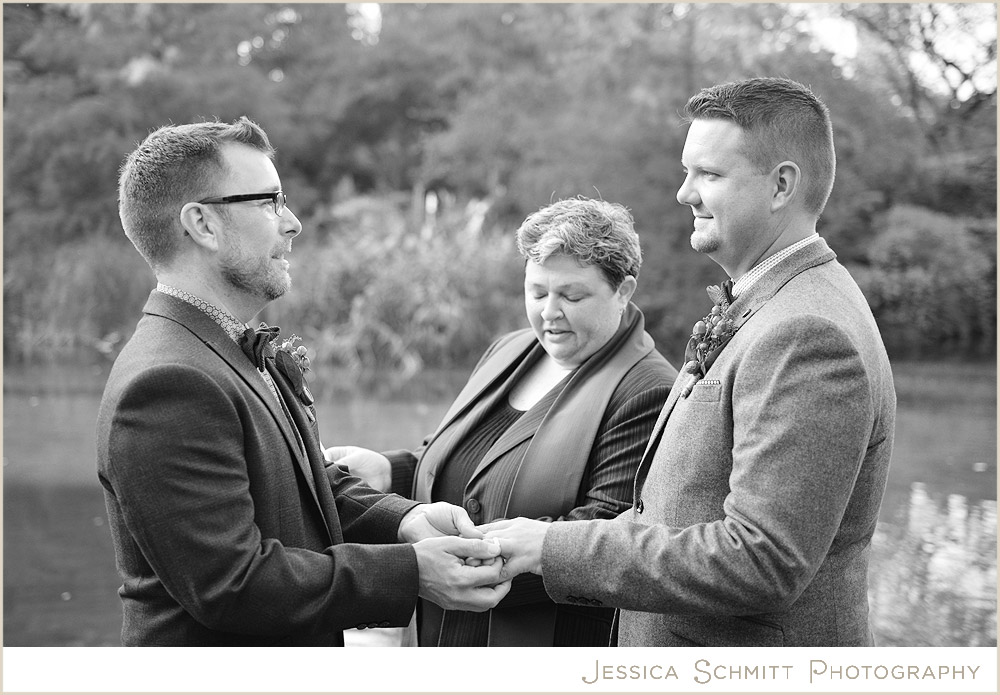 Gay wedding photography Central Park NYC