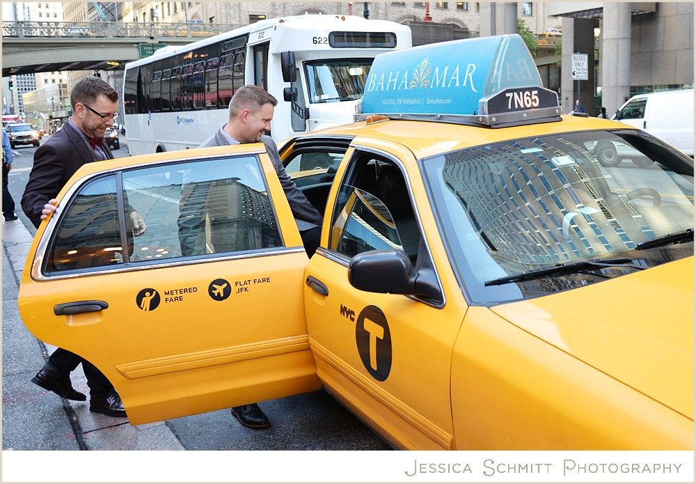grand central taxi wedding photography nyc