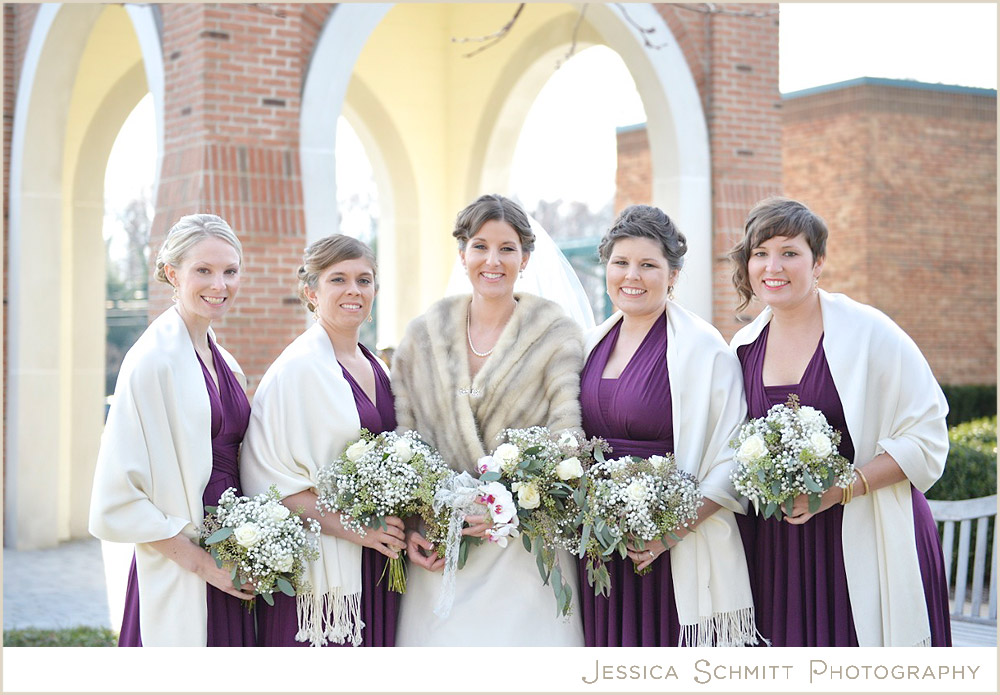 bridesmaids wedding photography