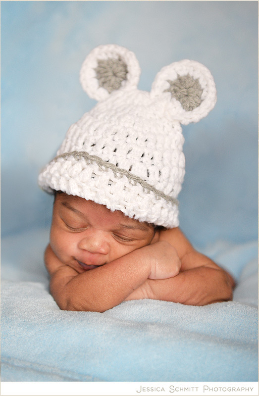 newborn baby photography cute bear hat