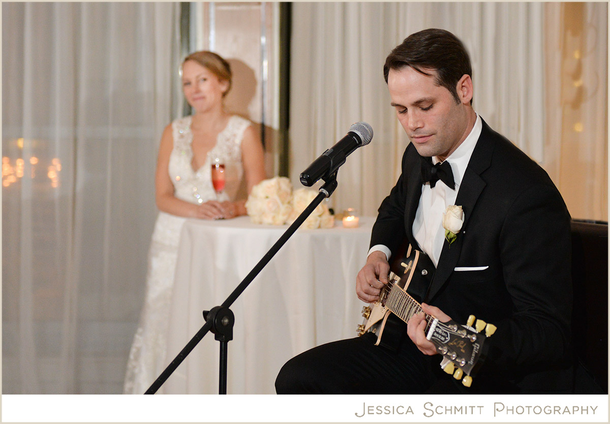 groom with guitar