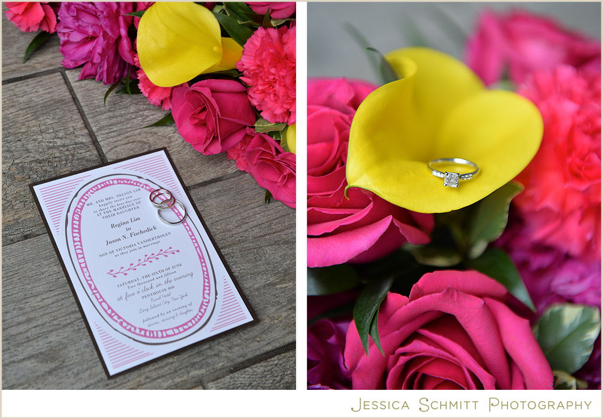 sweet fun pink wedding invitation
