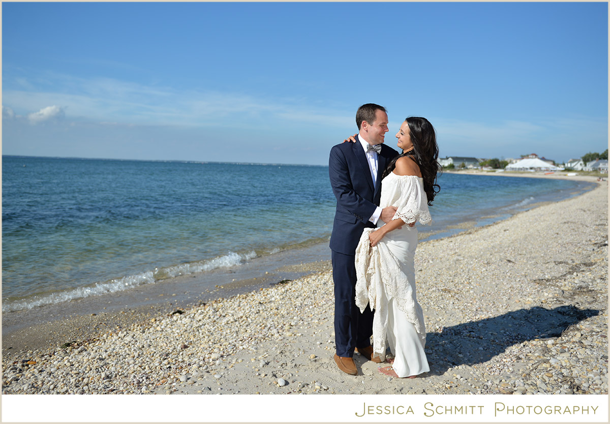 Beach Hamptons wedding photography