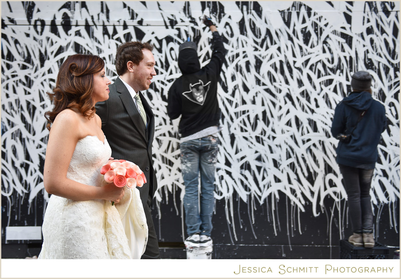 nyc wedding graffiti
