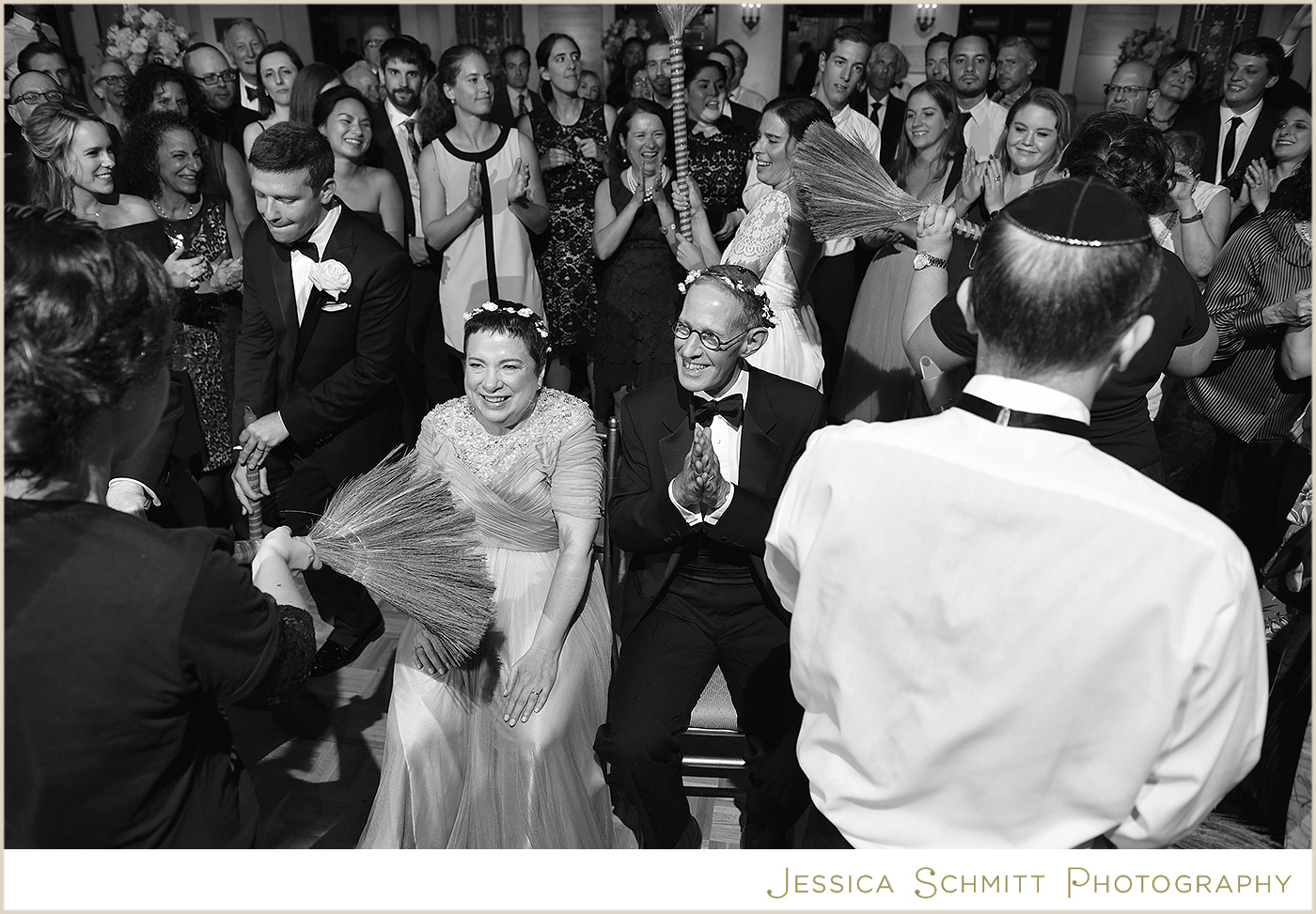jewish wedding dancing brooms