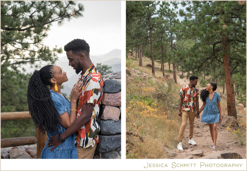 lookout mountain engagement photography