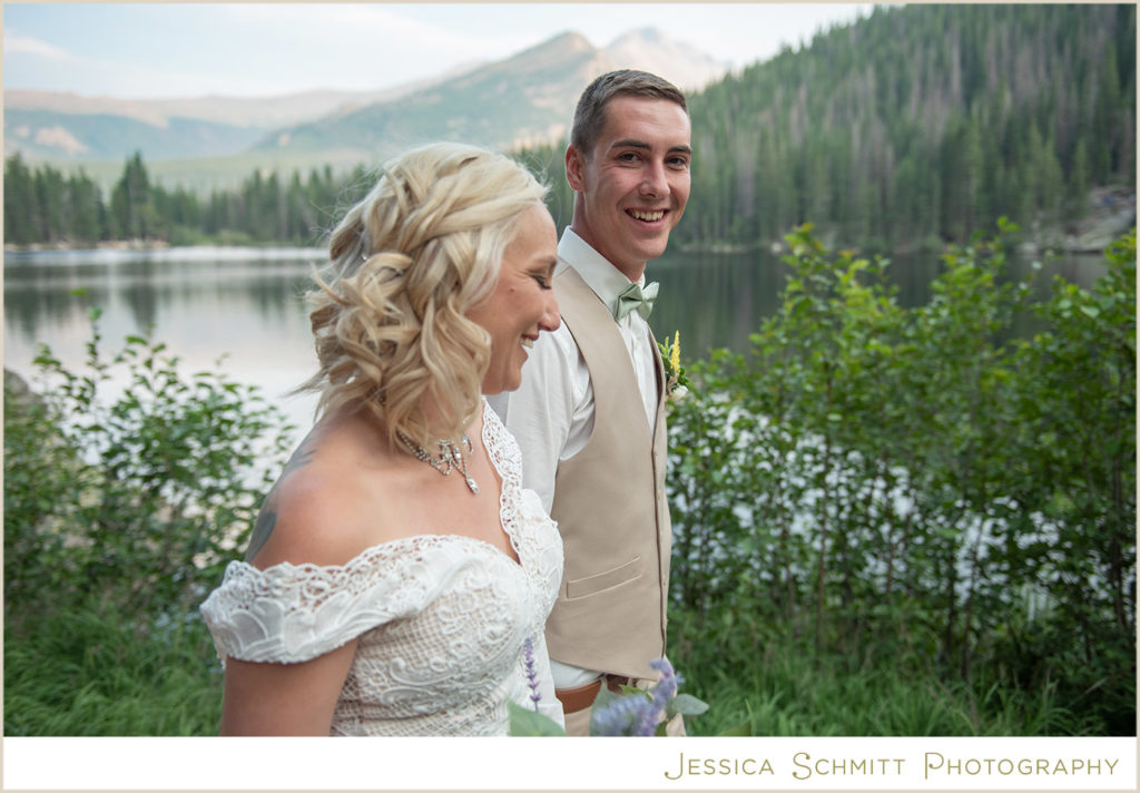Bear Lake elopement, colorado wedding, RMNP, estes, wedding photographer