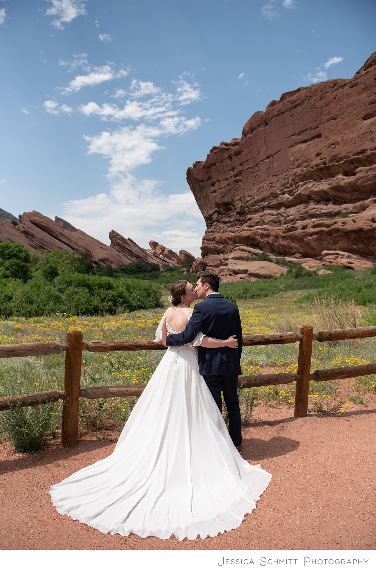 red rocks wedding photography