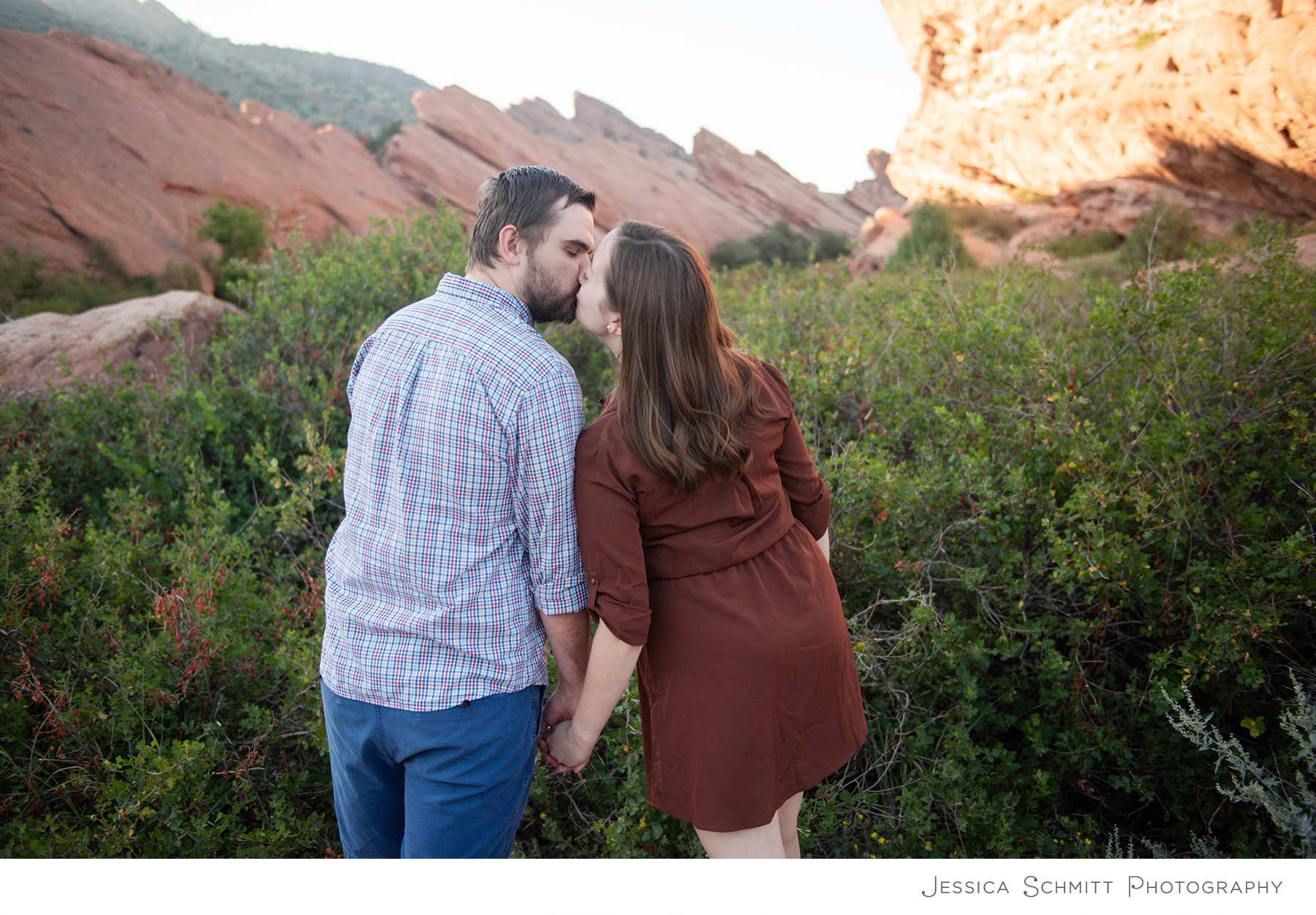 red rocks colorado engagement photography