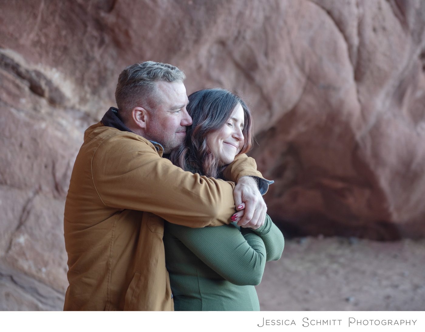 best red rocks engagement photography