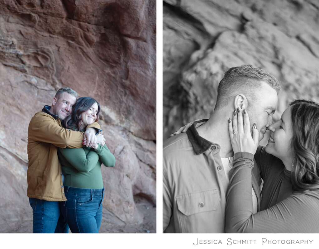 red rocks winter engagement, best engagement locations in colorado